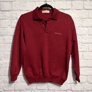 Vintage Rare Garfield Polo Sweatshirt Small